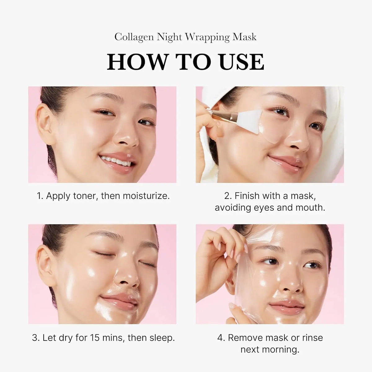 Medicube Collagen Overnight Mask – Maschera Notte con Collagene per Idratazione, Tonicità e Luminosità