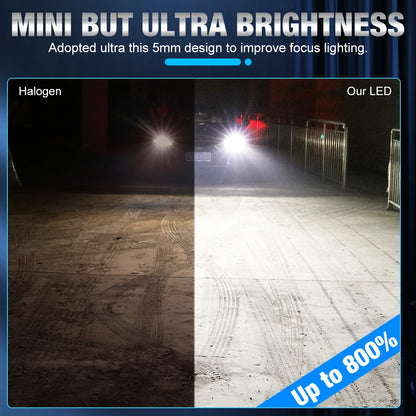 XSTORM H7 Lampadine LED per Fari H1 H11 9005 Luci LED 200W 60000LM 6000K Fari Auto Canbus Senza Errori Abbaglianti/Anabbaglianti Lampada Auto