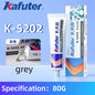 Pasta Termica in Silicone KAFUTER K-5203 K5204 K5205 K5207, Composto Conduttivo ad Alta Temperatura per Dissipatori di Calore ed Elettronica