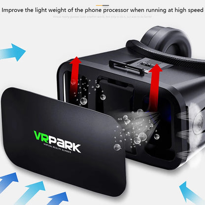 Visore per Realtà Virtuale VR, Occhiali 3D, Casco per Smartphone, Lenti, Dispositivi, Visore per Giochi su Cellulare