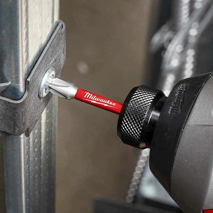 Punte per Trapano a Impatto Milwaukee Shockwave PH2, Serie di Punte per Avvitatore da 25mm/50mm/90mm