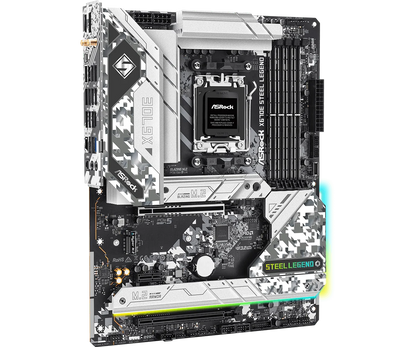 ASROCK X670E STEEL LEGEND X670 Scheda Madre AMD AM5 DDR5 Ryzen 7 7800X3D 9 7950X3D 7900X3D 5 7600X 9600X CPU PCIe 5.0 M.2 ATX