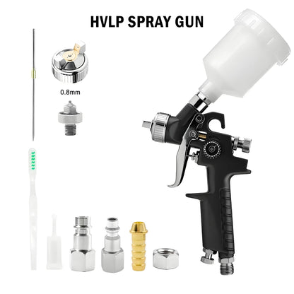 Mini pistola a spruzzo HVLP H2000 con serbatoio da 125 ml