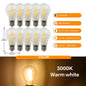 10 Lampadine LED E27 2200K 3000K 4000K 6000K AC100-240V Rosso Verde Illuminazione Colorata di Alta Qualità in Vetro PC per Arredamento Casa