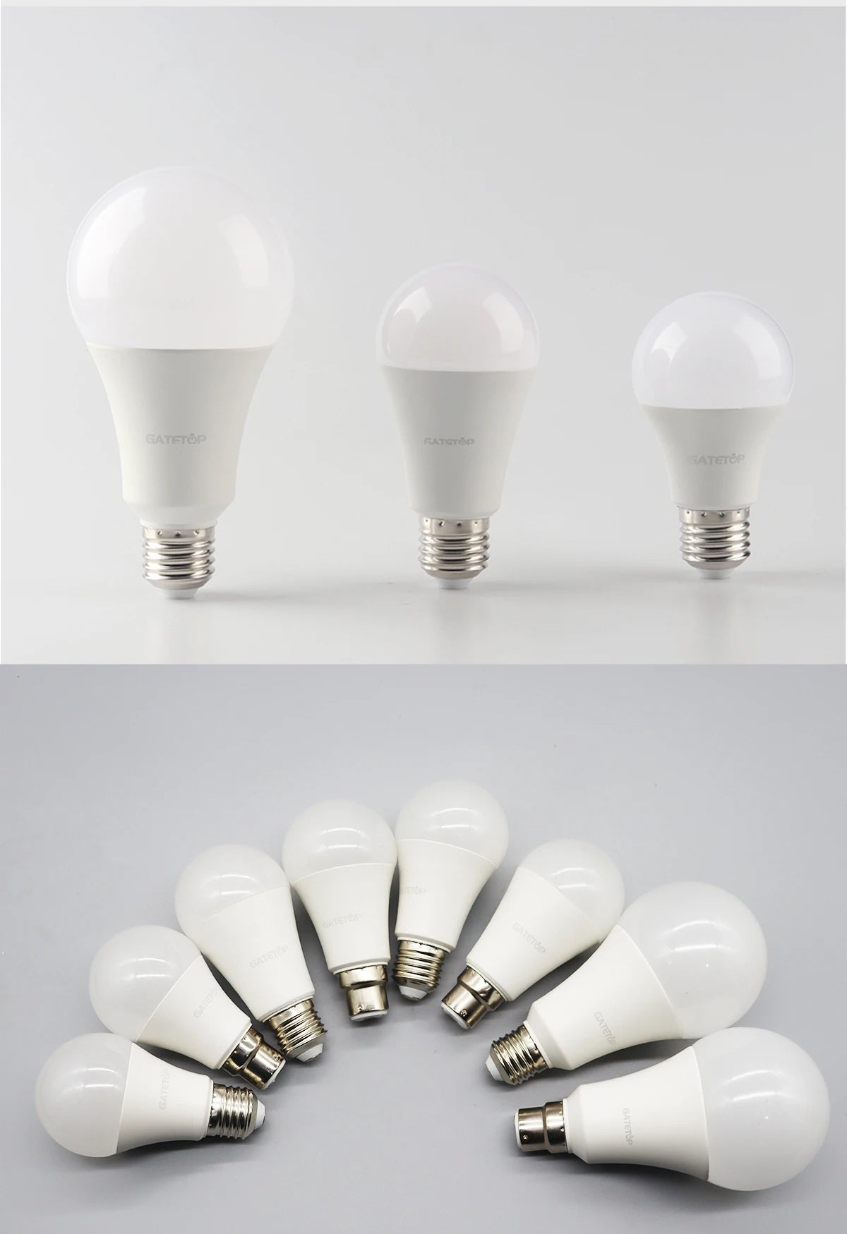 20 Lampadine LED E27 AC 220V 8W 9W 10W 12W 15W 18W 24W Luce Calda e Fredda 3000K 4000K 6000K per Illuminazione Domestica