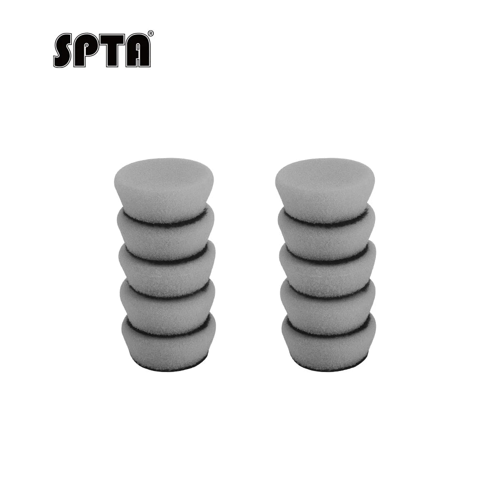 SPTA 1 pollice (33 mm) 2 pollici (55 mm) Grigio Taglio leggero a forma di T Dettagli auto Lucidatura Mini tamponi per lucidatore per auto Trapano elettrico