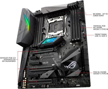 Scheda Madre ASUS STRIX X299-E GAMING Socket 2066 Intel X299 DDR4 128GB M.2 Supporto Core I9-10900X I9-9960X I9-10980XE I9-10900