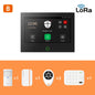 Staniot Kit di protezione Lora da 7 pollici WiFi 4G Tuya Sistema di allarme domestico intelligente con batteria da 5000 mAh Distanza 500 M Funziona con Alexa
