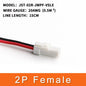 1 Set JST Automobile Auto Connettore Impermeabile 2/3/4/6/8Pin Maschio e Femmina Cablaggio Presa con 15 CM Filo 0.6 MM JST02T/02R-JWPF