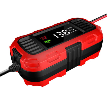 Caricabatterie Intelligente Digitale per Manutenzione Batterie al Piombo-Acido per Auto, Moto e Scooter
