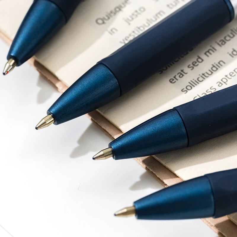 Penne a sfera DELI 0,7 mm Penna a sfera per firma per scrittura liscia Nero Blu Cancelleria per ufficio scuola