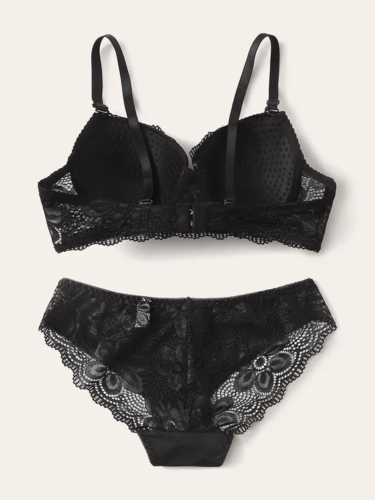Set reggiseno in pizzo di nuova moda, reggiseno quotidiano multicolore, set da 2 pezzi, reggiseno sexy da donna, biancheria intima A2123