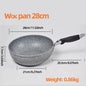 Durevole pietra friggitrice Pan28/26/24/20cm Wok padella antiaderente calderone fornello a induzione pentole Pancake uovo fornello a Gas casa