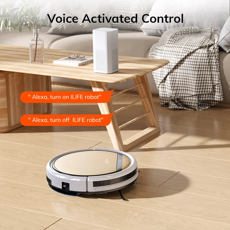 ILIFE V5s Ultra Robot Aspirapolvere e Lavapavimenti, Aspirazione 4000Pa, Controllo tramite App/Telecomando, Creazione Mappe, Programmazione Pulizie