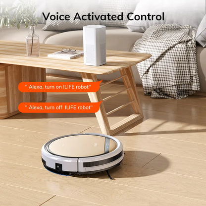 ILIFE V5s Ultra Robot Aspirapolvere e Lavapavimenti, Aspirazione 4000Pa, Controllo tramite App/Telecomando, Creazione Mappe, Programmazione Pulizie