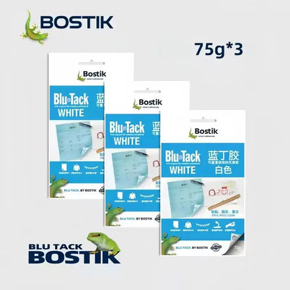 Bostik Blu Tack Pasta Adesiva Riutilizzabile Rimovibile Senza Residui per Poster, Foto e Lavori Artigianali 45g 75g