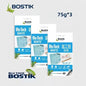 Bostik Blu Tack Pasta Adesiva Riutilizzabile Rimovibile Senza Residui per Poster, Foto e Lavori Artigianali 45g 75g
