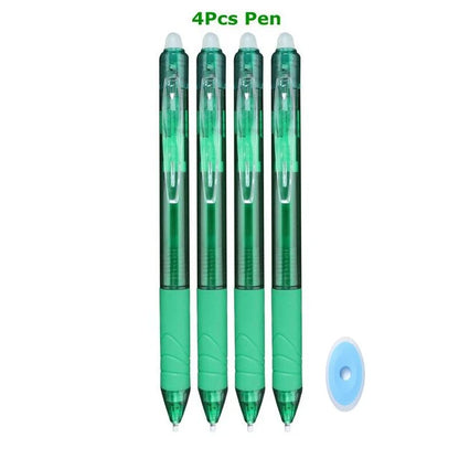 0.7mm Penna Cancellabile Magica Presse Penna Gel Set 8 Colori Cancellabile Asta di Ricarica Inchiostro Gel Cancelleria Penne Retrattili Maniglia Lavabile Asta