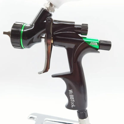 Pistola a spruzzo Pistola a spruzzo ad aria con ugello in acciaio inossidabile da 1,3 mm per auto Pistola a spruzzo NVE Pro Pistola a spruzzo per vernice Pistola a spruzzo trasparente