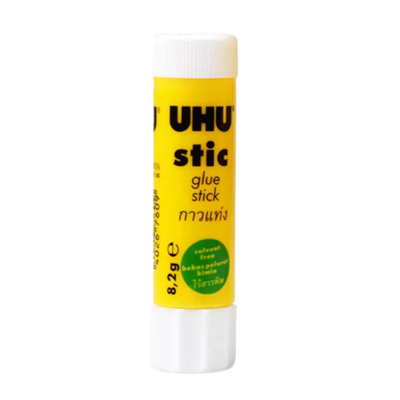 Colla stick UHU 8.2g 21g, colla solida forte, senza disordine, per scuola, ufficio, artigianato, carta.