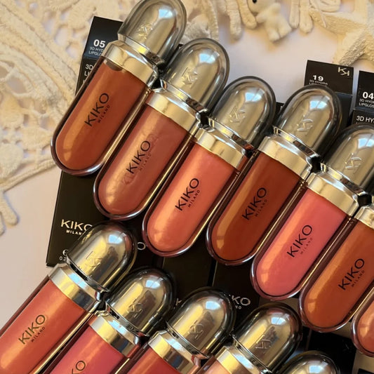 KIKO Lucidalabbra Liquido 3D Trasparente Milano, Lucidalabbra Lucido per Labbra Voluminose e a Lunga Durata, Trucco Labbra Volumizzante con Confezione Regalo