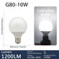 Confezione da 2 lampadine LED a globo con base E27 G80 G95 G125 10W 12W 18W 40 Watt Lampadine LED Edison equivalenti, bianco caldo 3000K 6000K Latte