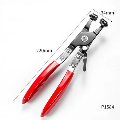 Pinze per fascette stringitubo, set di pinze per fascette stringitubo a lungo portata per filo, set di tubi flessibili per olio combustibile, acqua, strumenti automatici, riscaldatore per radiatore refrigerante e tubo dell'ac