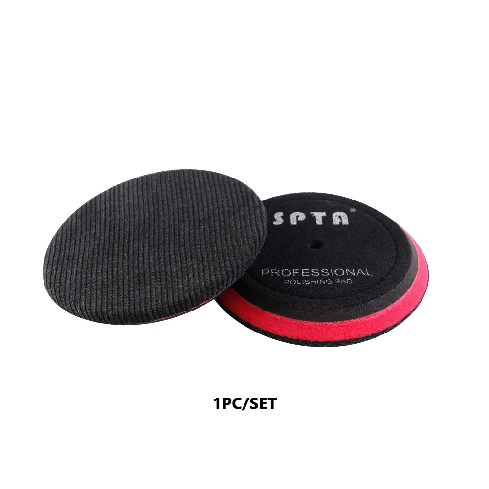 (Vendita singola) SPTA 5 pollici (125mm) Premium Denim Pad rimozione buccia d'arancia tampone per lucidatura auto per piastra di supporto lucidatrice per auto