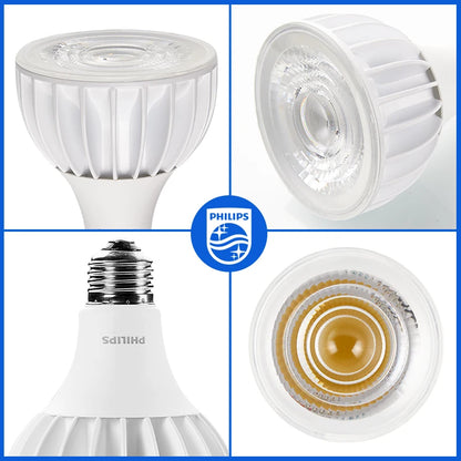 Faretto Philips MASTER LED PAR30 ad alto lume E27 20W 32W 40W 3000K 4000K 6000K COB LED bianco 15 °   30 °   Lampade del negozio del negozio angolare