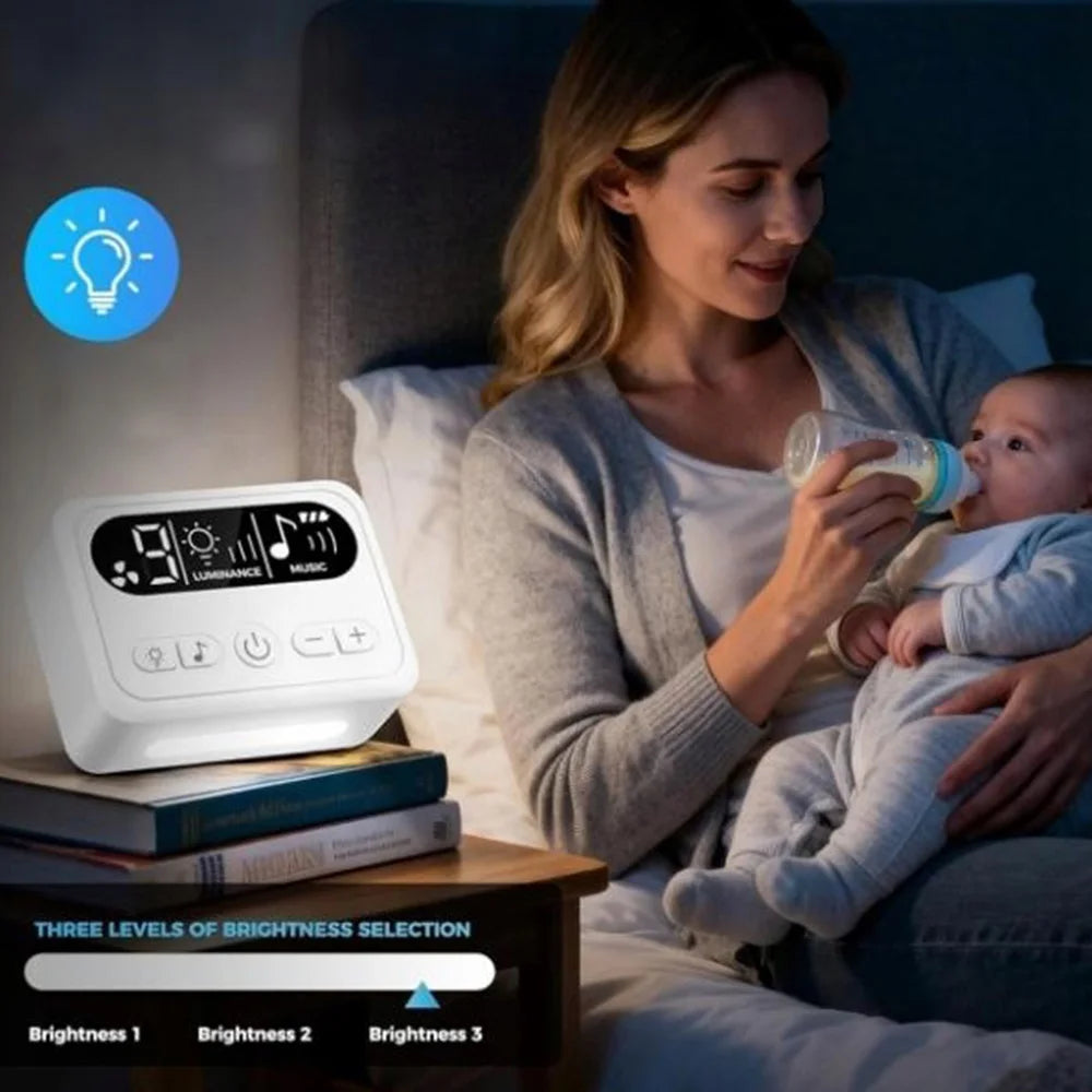 Aspiratore Nasale Elettrico per Neonati di Alta Qualità, Comodo Aspiratore per Muco con 3 Ugelli, Silenzioso, Display LCD e Musica Integrata