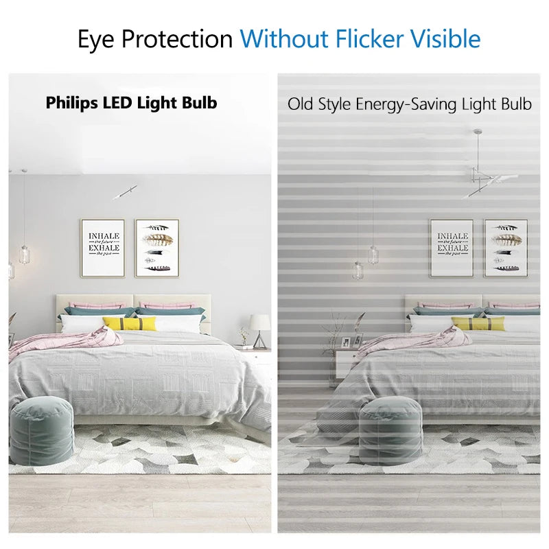 Philips LED Candela E14 Lampada 3.5W 5.5W B Lampadina MyCare 2700K Luce calda EyeComfort 220V-240V Lampada lampadario in cristallo LED trasparente, 1x