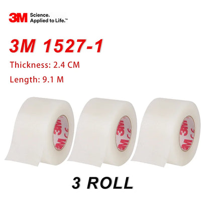 Nastro chirurgico transporoso originale 3M Serie 1527 Nastro ipoallergenico in plastica porosa trasparente resistente all'acqua