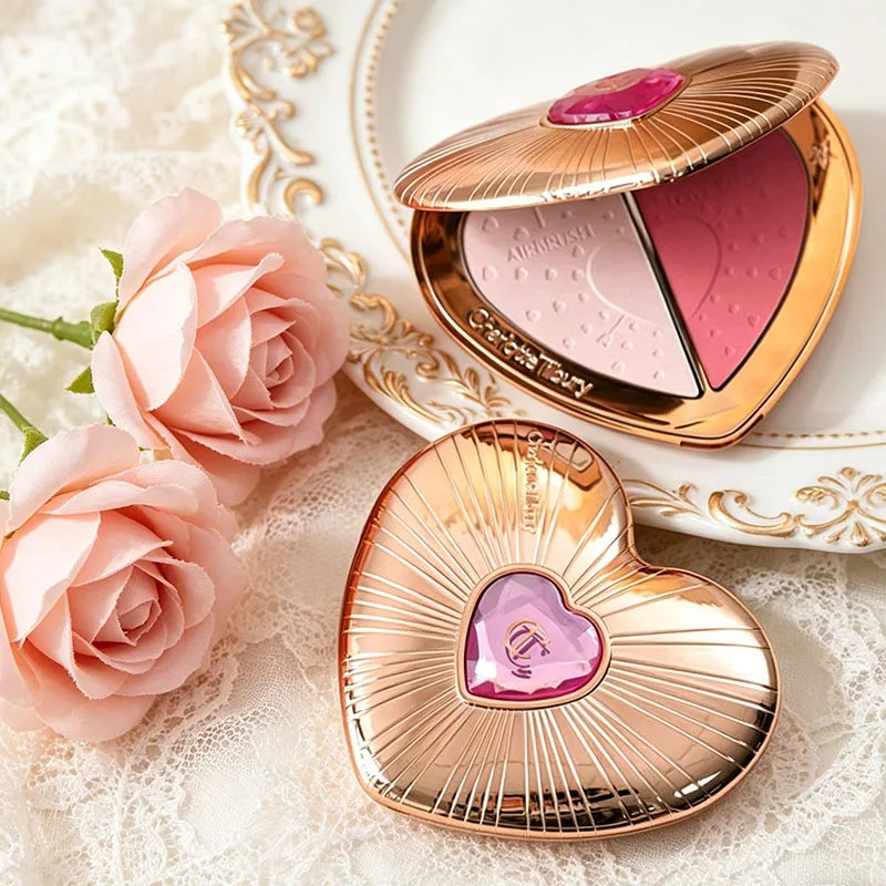 Nuovo disco riparatore lucidante per pelli della marca Charlotte 7g e ombretto in crema naturale facile da applicare, fondotinta Tilbury Cosmetics