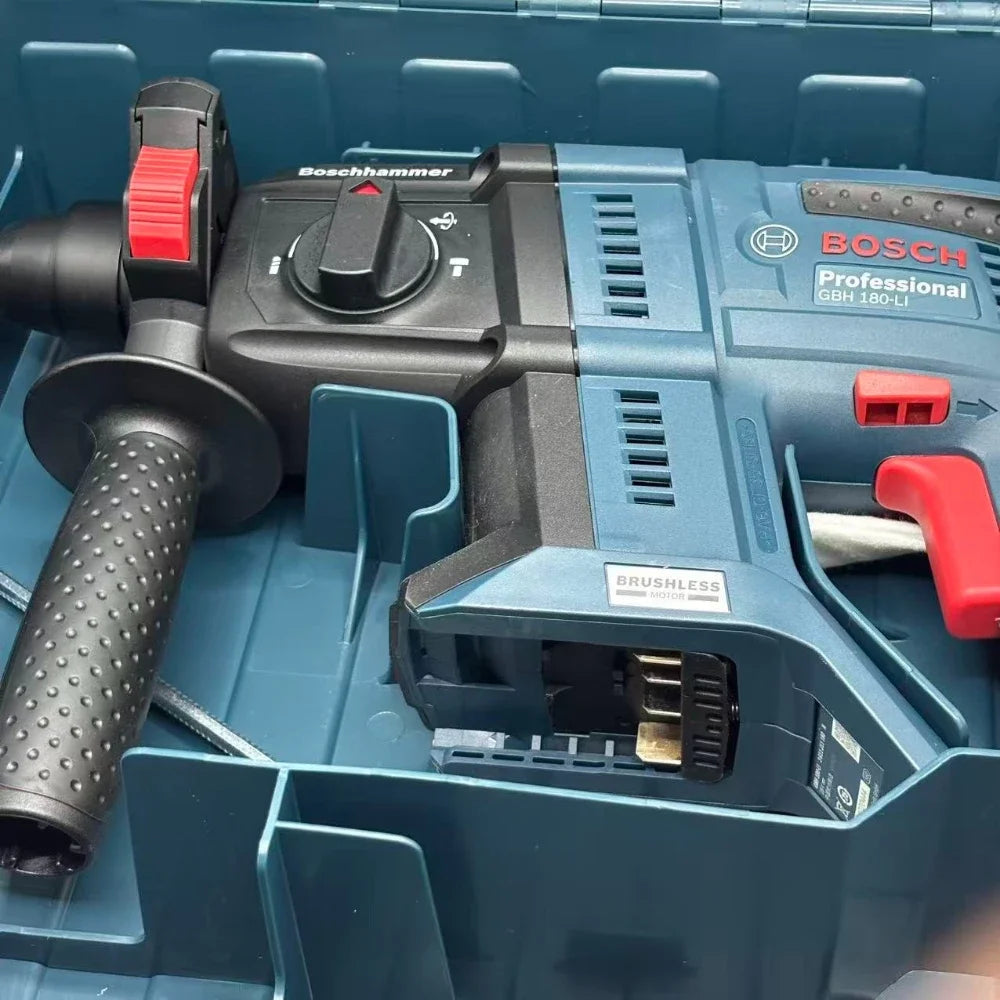 BOSCH GBH180‑LI 18V Martello Perforatore Rotativo Brushless SDS‑Plus Multifunzione Senza Fili per Calcestruzzo