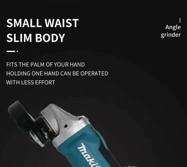 Smerigliatrice Angolare Makita DGA404 125mm 2026 Resistente a Polvere e Acqua per Taglio Metallo e Calcestruzzo, Utensile Elettrico a Batteria 18V