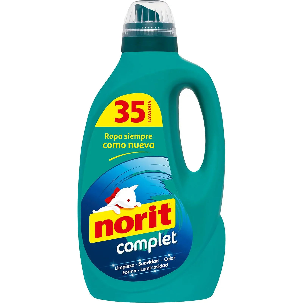 Norit Complet - Detersivo liquido per tutti i vestiti Confezione da 2 x 1,75 L - Massima pulizia e luminosità per vestiti impeccabili - Cura e ammorbidisce i tessuti 【ROW】