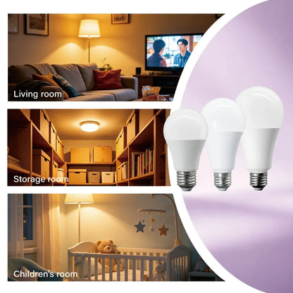 Lampadina LED Dimmerabile E27 10W 15W 20W AC 220V 3000K-6500K 0-100 Dimmerabile, Lampada a Tono Naturale per Balcone, Sala da Pranzo, Ingresso
