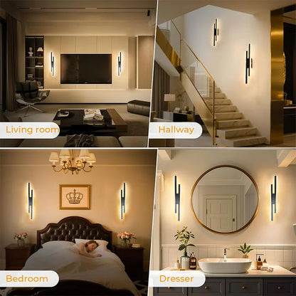 Lampade da Parete a Batteria da 5200mAh, Senza Fili, Ricaricabili, LED per Quadri, Interruttore Touch, Dimmerabili, 3CCT, USB, Telecomando