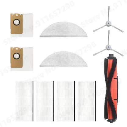 Spazzola principale/laterale Filtro HEPA Mop Panno Scatola per la polvere Sacchetto per la polvere per XiaoMi Lydsto R1 / R1A / R1 Pro / S1 Parti per aspirapolvere robot