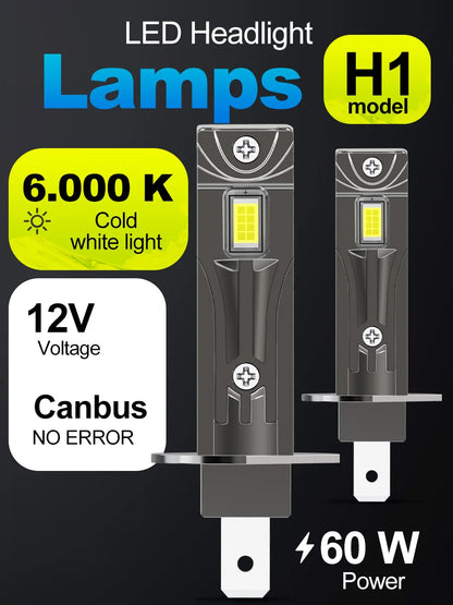 XSTORM H1 Lampadina per fari a LED100W 40000LM LED H1 Luci Canbus CSP Diodo automatico Fendinebbia Faro per auto 12V 6000K Plug & Play