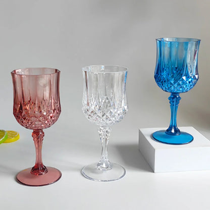 1Pc 220ml Bicchieri Da Vino Del Partito di Plastica Calice di Champagne Cocktail Flauti Tazza Calice di Birra Tazze di Whisky per Banchetti Matrimonio Tostatura