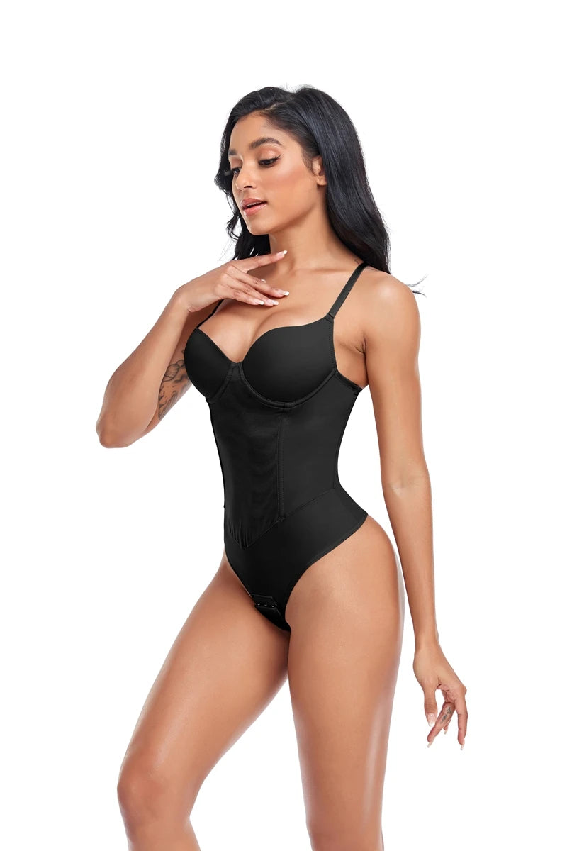 Perizoma Body Shapewear Donna Full Body Shaper Vita Trainer Ossa d'acciaio Pancia Controllo Biancheria intima Pancia piatta Sottoseno Corsetto