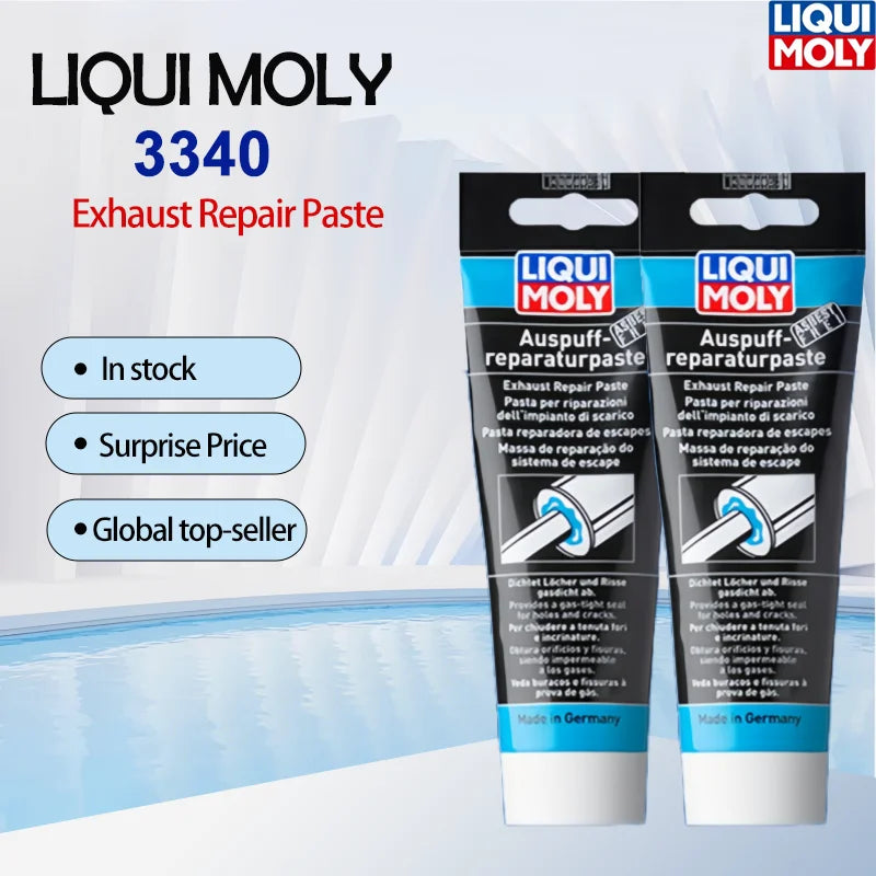 LIQUI MOLY 3340 3342 Pasta per riparazioni di scarico Pasta per montaggio di scarico Sigillante Sigillante Resistente al calore fino a 700 °