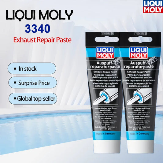 LIQUI MOLY 3340 3342 Pasta per riparazioni di scarico Pasta per montaggio di scarico Sigillante Sigillante Resistente al calore fino a 700 °