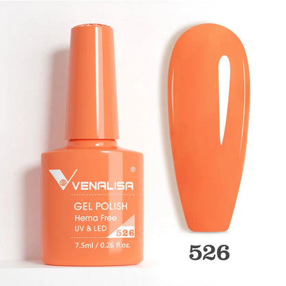 VENALISA Smalto gel per unghie da 7,5 ml Sparkle Glitter Diamante Brillante Colori estivi Semi permanente Soak off Vernice gel per unghie UV LED