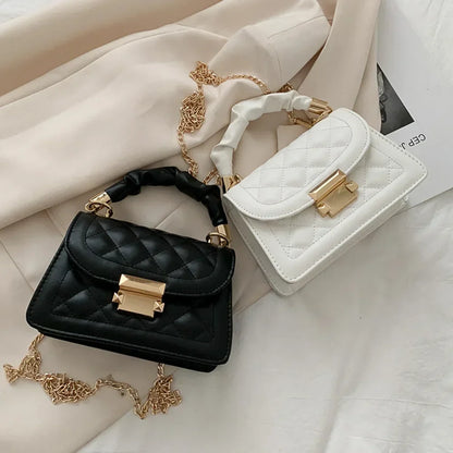 Borse a tracolla in pelle PU da donna piccola borsa a tracolla Designer femminile 2024 nuova catena di moda borsa a tracolla romboidale mini borsa da donna