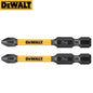 DEWALT Accessori per utensili Serie combinata con intaglio incrociato PH2 89MM 57MM 50MM Asta di prolunga per manica ad anello argento/giallo