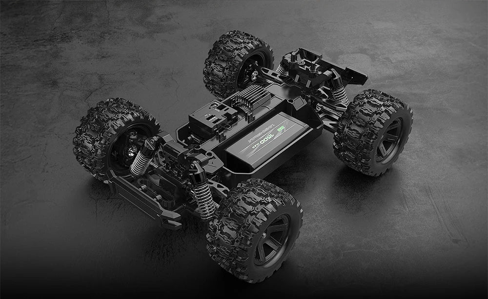 Local+ HYPER GO MJX 12212 1:12 18208 1:18 Monster Truck RC Elettrico a Quattro Ruote Motrici 3S ad Alta Velocità con Motore Brushless, Auto RC Fuoristrada 4x4 con Spedizione Locale in 24h dall'UE