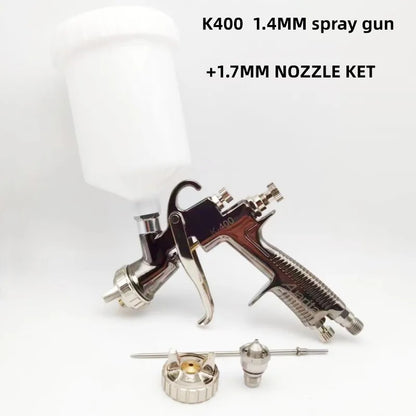 Pistola a Spruzzo di Alta Qualità Auarita K400 LVMP, Spruzzatore per Auto 1.4/1.7MM R500, Pistola per Verniciatura ad Alta Atomizzazione, Aerografo