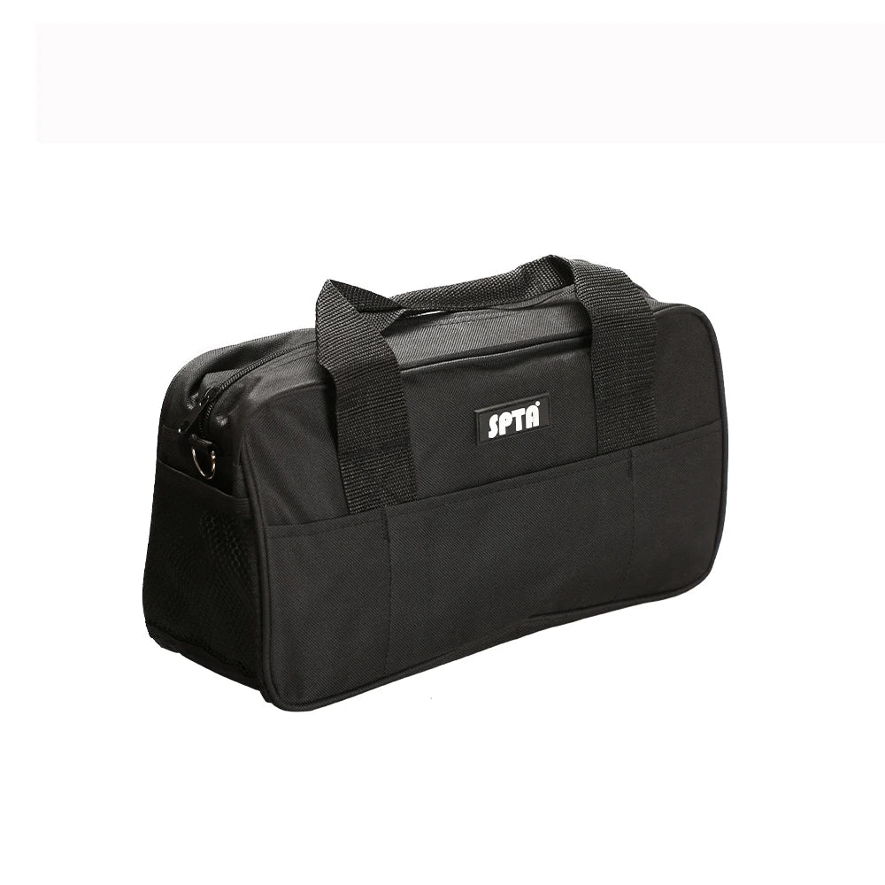 Borsa portautensili nera SPTA grande standard e grembiule da lavoro per lucidatrice per auto e strumenti di lucidatura